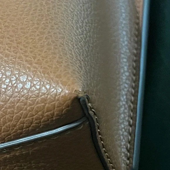 Tory Burch Triple Compartment Leather Tote Bag - Picture 10 of 10